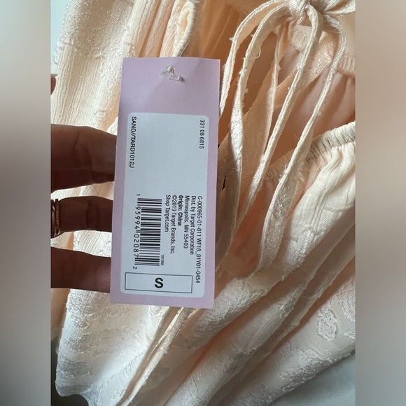 Wild Fable Ivory Sand Tard Jacquard Dress Strappy
Backless Women's S Small NEW - Picture 10 of 13